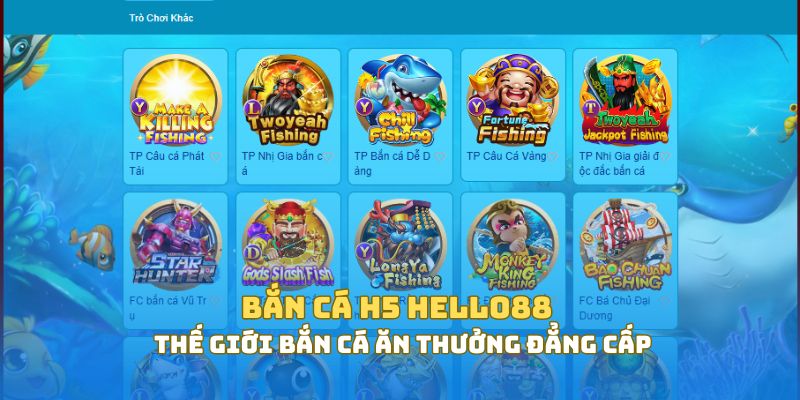 Mẹo chơi game bắn cá H5 cho tân binh Hello88