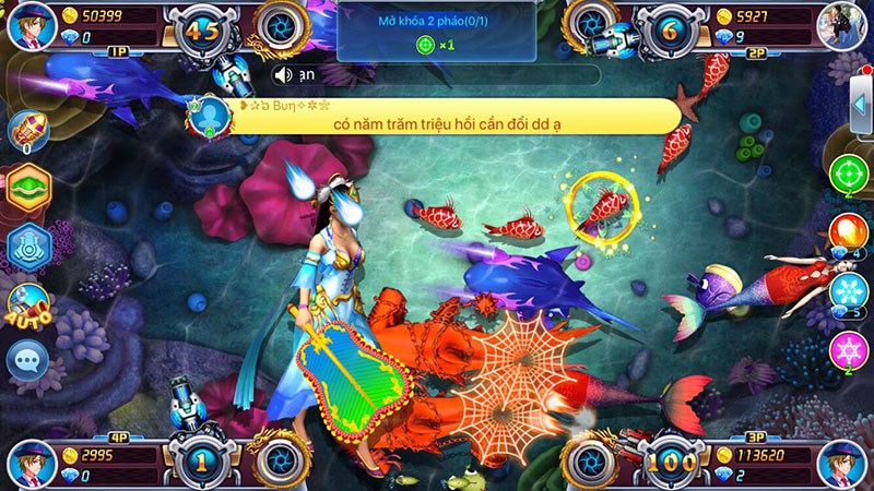 Những tính năng nổi bật có trong tựa game bắn cá long vương