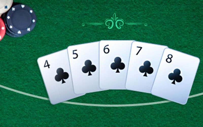 Khi sở hữu straight flush, khả năng giành chiến thắng rất cao